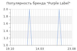 Популярность бренда purple label