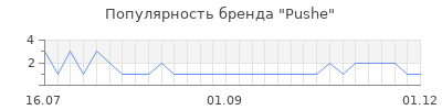 Популярность Pushe