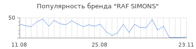 Популярность raf simons