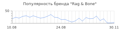 Популярность rag bone