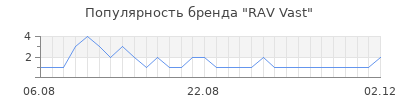Популярность rav vast