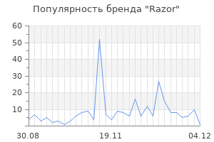Популярность бренда razor