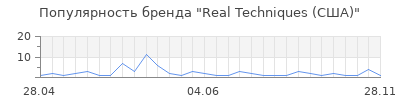 Популярность real techniques сша