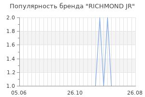 Популярность бренда richmond jr