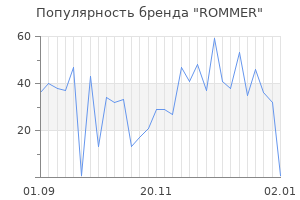 Популярность бренда rommer