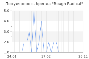 Популярность бренда rough radical