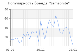 Популярность бренда samsonite