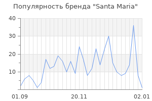 Популярность бренда santa maria