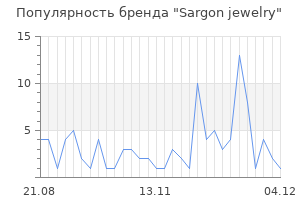 Популярность бренда sargon jewelry