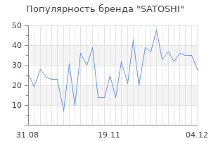 Популярность бренда satoshi