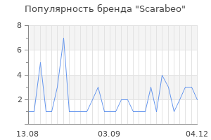 Популярность бренда scarabeo