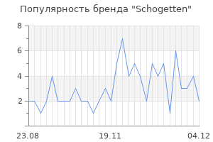 Популярность бренда schogetten