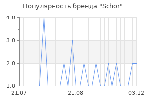 Популярность бренда Schor