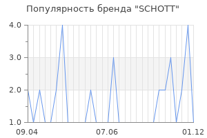 Популярность бренда schott