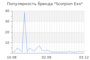 Популярность бренда Scorpion Exo