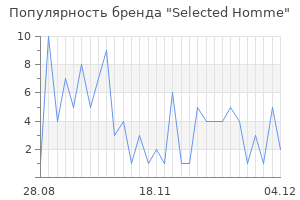 Популярность бренда selected homme