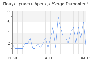 Популярность бренда serge dumonten