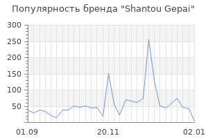 Популярность бренда shantou gepai