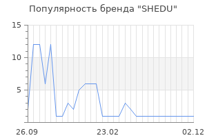 Популярность бренда SHEDU