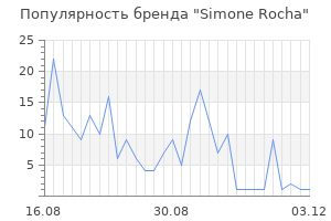 Популярность бренда simone rocha