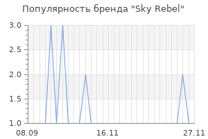 Популярность бренда sky rebel