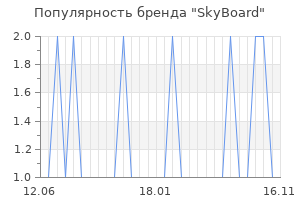 Популярность бренда skyboard