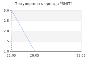 Популярность бренда SNIT