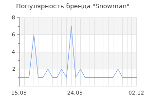 Популярность бренда Snowman