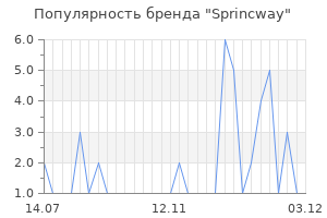 Популярность бренда sprincway