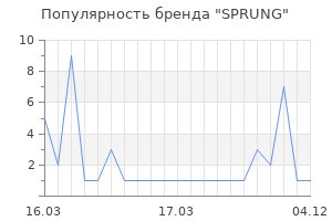 Популярность бренда SPRUNG
