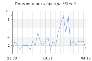 Популярность бренда steel