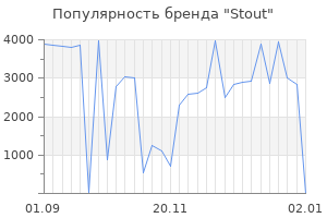 Популярность бренда stout