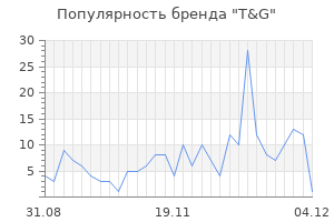 Популярность бренда t g