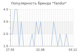 Популярность бренда tandur