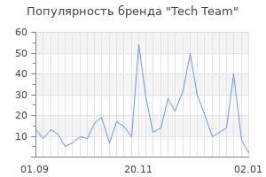 Популярность бренда tech team