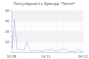 Популярность бренда Terror