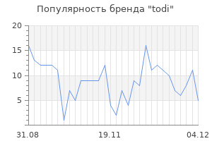Популярность бренда todi
