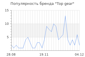 Популярность бренда top gear