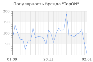 Популярность бренда topon