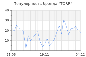 Популярность бренда torr