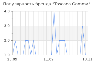 Популярность бренда toscana gomma