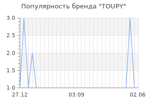 Популярность бренда toupy