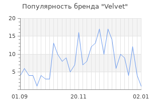 Популярность бренда velvet