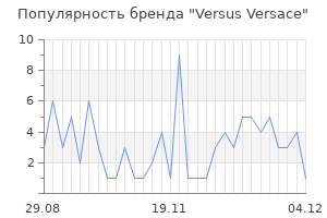 Популярность бренда versus versace