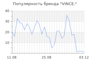 Популярность бренда vince
