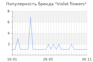 Популярность бренда Violet flowers