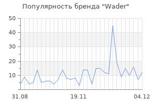 Популярность бренда wader
