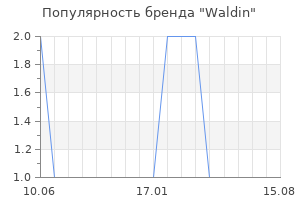 Популярность бренда waldin