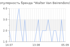 Популярность бренда walter van beirendonck