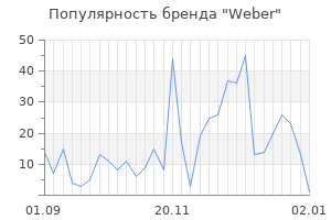 Популярность бренда weber